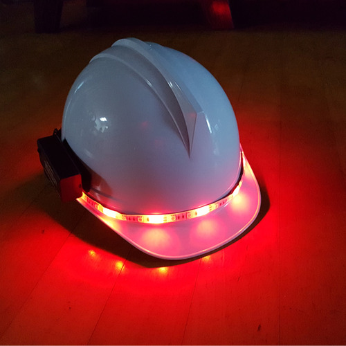 야간안전모 New 점멸 LED반사띠 안전모용 LED안전용품